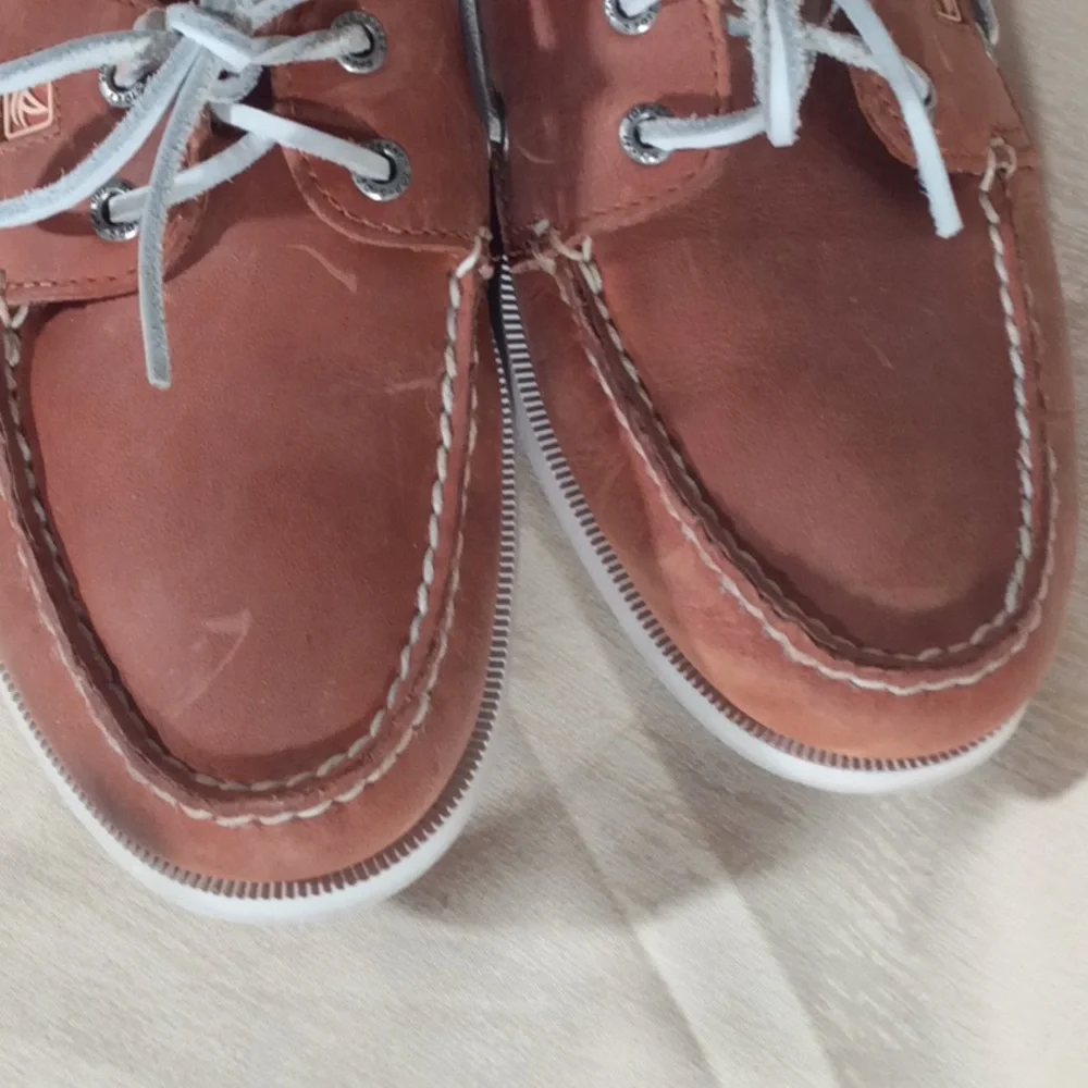 Sperry Top Sider 2 Eye Leather Upper-Size 11M
